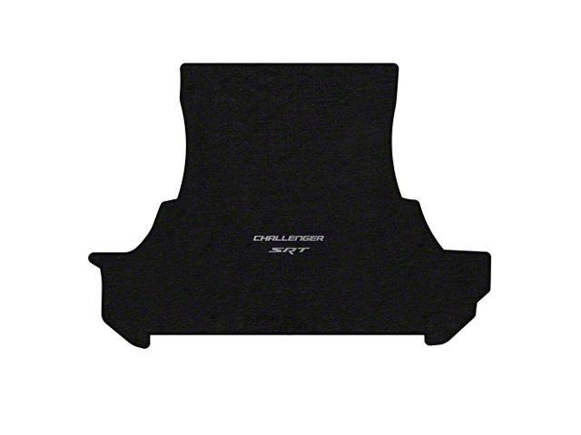 Lloyd Trunk Mat with Challenger and Silver SRT Logo; Black (12-23 Challenger, Excluding AWD)