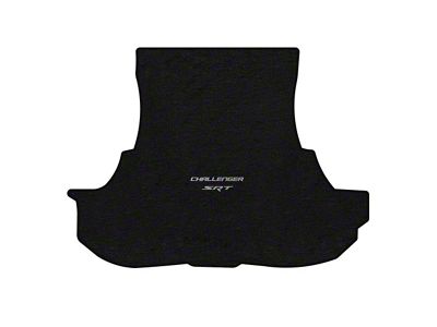 Lloyd Trunk Mat with Challenger and Silver SRT Logo; Black (17-23 AWD Challenger)