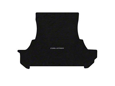 Lloyd Trunk Mat with Challenger Silver Logo; Black (12-23 Challenger, Excluding AWD)