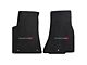 Lloyd Ultimat Front Floor Mats with Dodge Logo; Black (11-23 Challenger, Excluding AWD)
