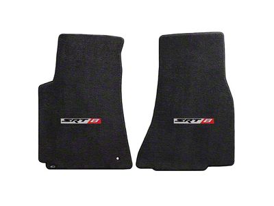 Lloyd Ultimat Front Floor Mats with SRT8 Logo; Black (08-10 Challenger)