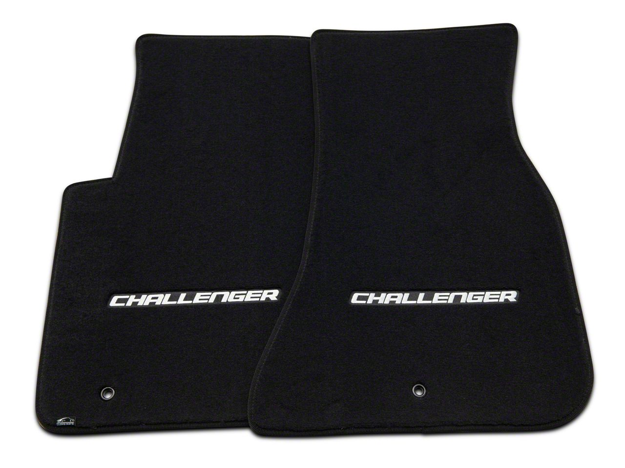 Lloyd Challenger Velourtex Front Floor Mats with Challenger Logo