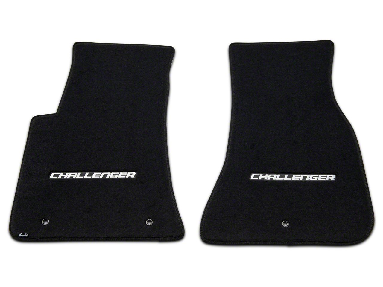Lloyd Challenger Velourtex Front Floor Mats with Challenger Logo