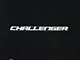 Lloyd Velourtex Front Floor Mats with Challenger Logo; Black (11-23 Challenger, Excluding AWD)