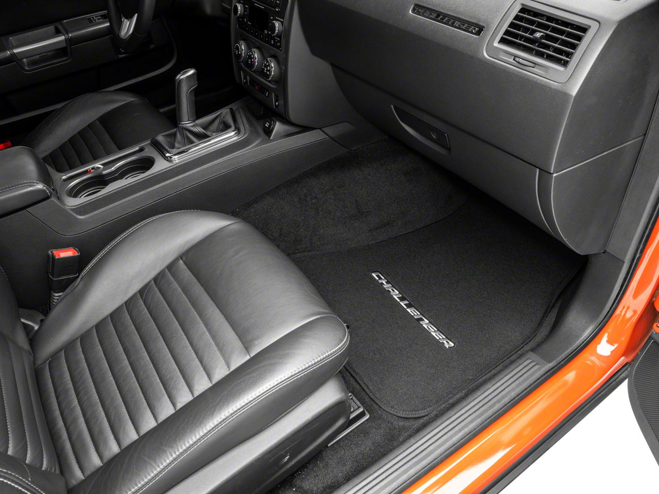 Lloyd Challenger Velourtex Front Floor Mats with Challenger Logo