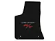 Lloyd Velourtex Front Floor Mats with Challenger and Silver RT Logo; Black (17-23 AWD Challenger)