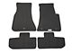 Lloyd Velourtex Front and Rear Floor Mats with Challenger and Silver RT Logo; Black (11-23 Challenger, Excluding AWD)