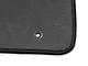 Lloyd Velourtex Front and Rear Floor Mats with Dodge and Stripes Logo; Black (11-23 Challenger, Excluding AWD)