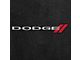 Lloyd Ultimat Front Floor Mats with Dodge Logo; Black (11-23 Charger, Excluding AWD)