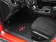 Lloyd Velourtex Front Floor Mats with Red R/T Logo; Black (11-23 AWD Charger)