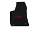 Lloyd Velourtex Front and Rear Floor Mats with Red SRT Logo; Black (11-23 RWD Charger)