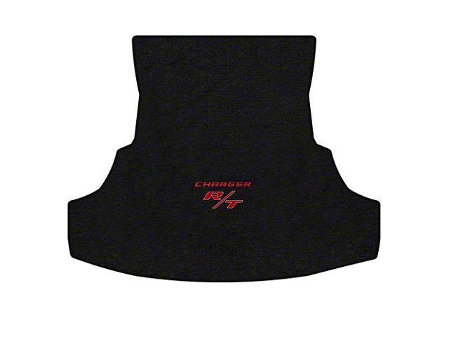 Lloyd Velourtex Trunk Mat with Red R/T Logo; Black (11-12 Charger)
