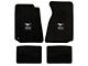 Lloyd Front and Rear Floor Mats with 50th Anniversary Logo; Black (99-04 Mustang)