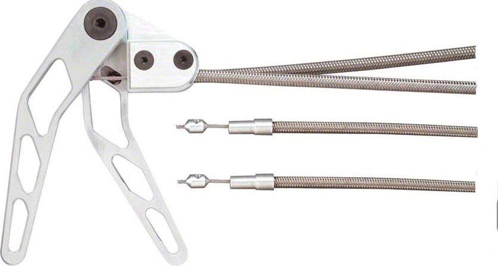 Camaro Hood and Trunk Release Cable Kit (Universal; Some Adaptation May