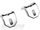 Drake Muscle Cars Stainless Steel Lower Radiator Brackets; Polished (83-93 5.0L Mustang)