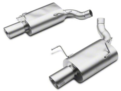 LTH Axle-Back Exhaust with Titan Silver Tips (05-10 Mustang GT)