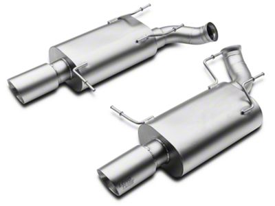 LTH Axle-Back Exhaust with Titan Silver Tips (11-14 Mustang GT)