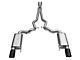 LTH Mid-Pipe Exhaust and Axle-Back Exhaust System with Black Tips (15-17 Mustang GT)