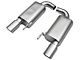 LTH Mid Exhaust and Axle-Back Exhaust System with Titan Silver Tips (15-17 Mustang GT)