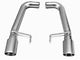 LTH Muffler Delete Axle-Back Exhaust with Titan Silver Tips (15-17 Mustang GT)
