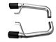 LTH Muffler Delete Axle-Back Exhaust with Black Tips (15-17 Mustang GT)