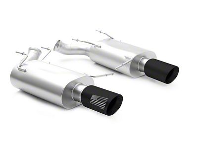LTH Axle-Back Exhaust with Patriot Series Black Tips (11-14 Mustang GT)
