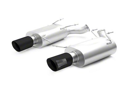 LTH Axle-Back Exhaust with Patriot Series Black Tips (13-14 Mustang GT500)