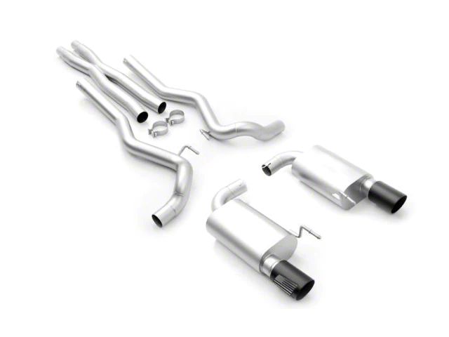 LTH Cat-Back Exhaust with Patriot Series Black Tips (15-17 Mustang GT Fastback)