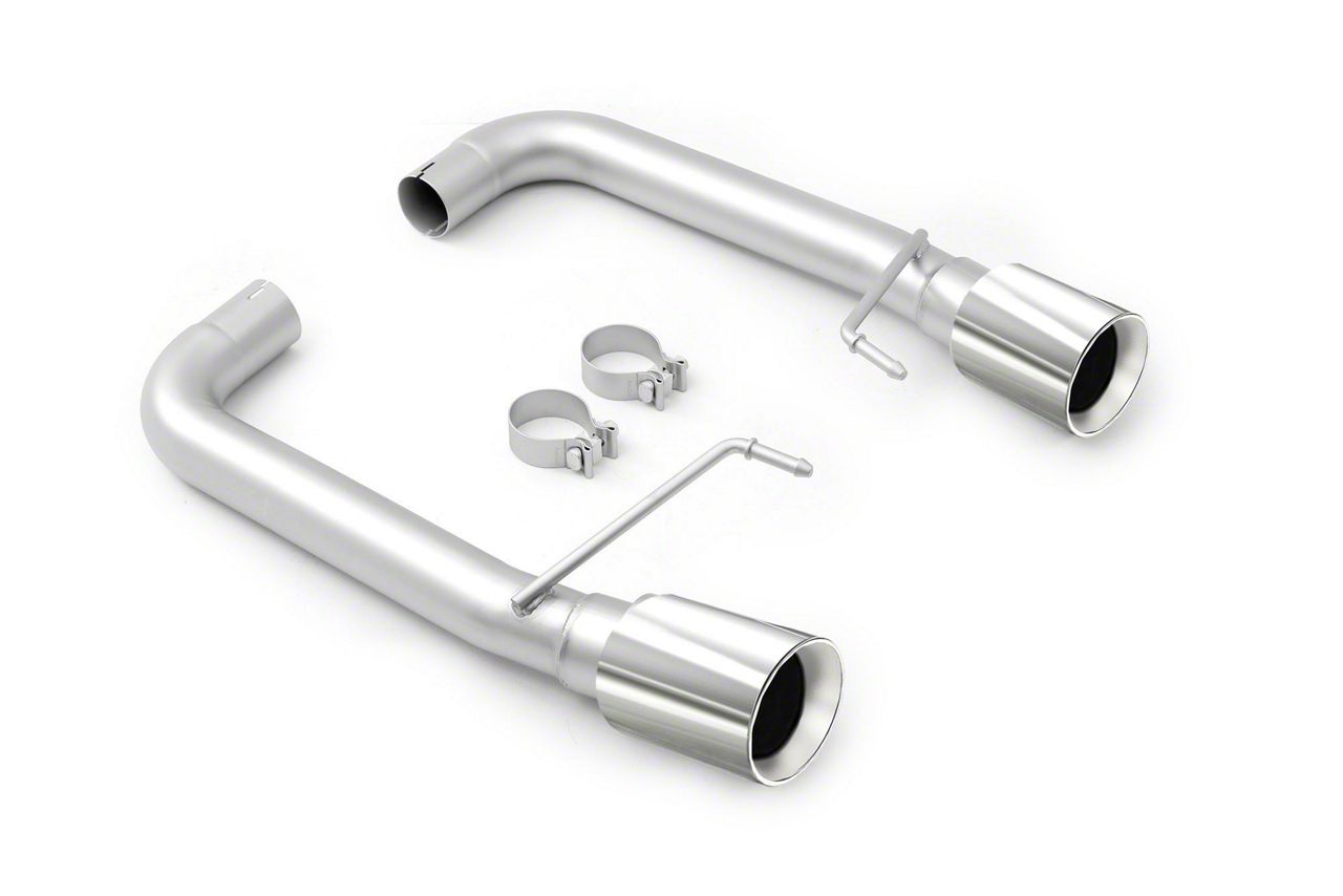 LTH Mustang Muffler Delete AxleBack Exhaust with Polished Tips