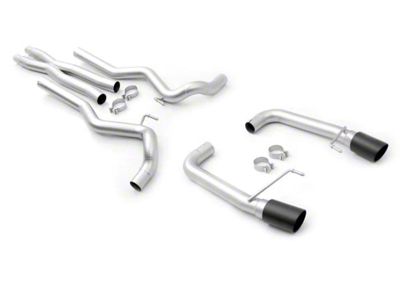 LTH Race Cat-Back Exhaust with Black Tips (15-17 Mustang GT Fastback)