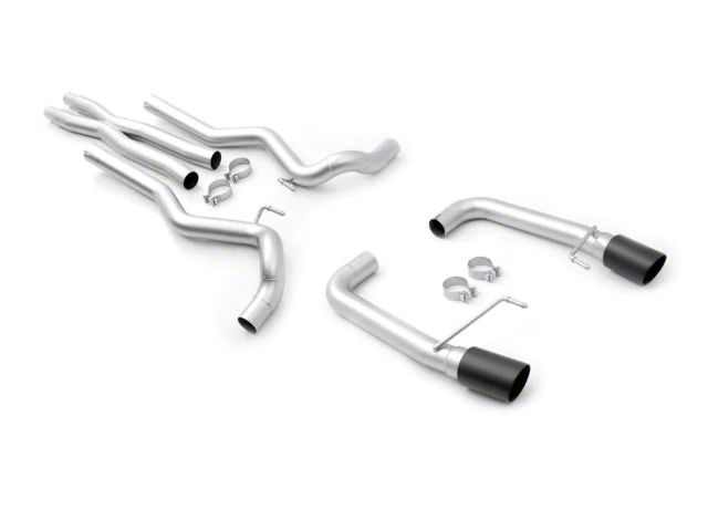 LTH Race Cat-Back Exhaust with Black Tips (15-17 Mustang GT Fastback)