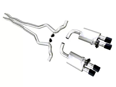 LTH TruDual Cat-Back Exhaust with Black Tips (18-23 Mustang GT Fastback w/o Active Exhaust)