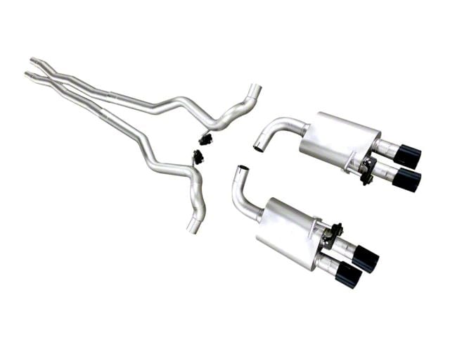 LTH TruDual Cat-Back Exhaust with Black Tips (18-23 Mustang GT Fastback w/o Active Exhaust)
