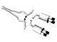 LTH TruDual Cat-Back Exhaust with Black Tips (18-23 Mustang GT Fastback w/o Active Exhaust)
