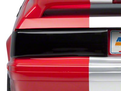 SpeedForm Tail Light Covers; Smoked (87-93 Mustang LX)