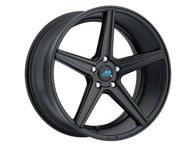 MACH Euro Concave ME.1 Satin Black Wheel; 18x9.5 (08-23 RWD Challenger, Excluding Widebody)