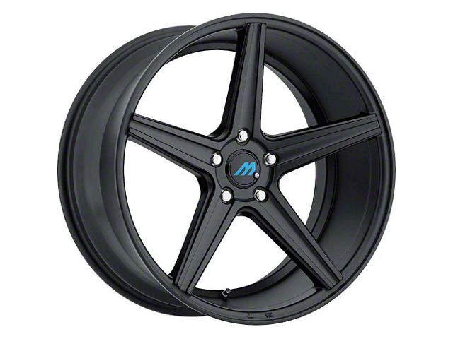 MACH Euro Concave ME.1 Satin Black Wheel; Rear Only; 20x10 (08-23 RWD Challenger, Excluding Widebody)