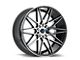 MACH Euro Concave ME.20 Glossy Black Machined Wheel; Rear Only; 20x10 (08-23 RWD Challenger, Excluding Widebody)