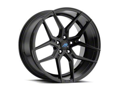 MACH Euro Concave ME.4 Glossy Black Wheel; 18x8; 35mm Offset (17-23 AWD Challenger)