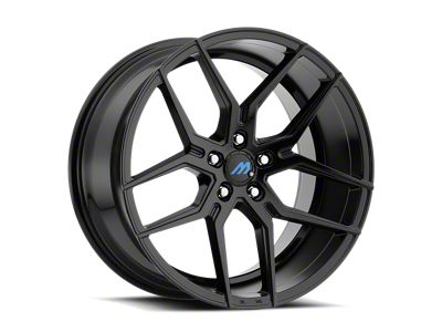 MACH Euro Concave ME.4 Glossy Black Wheel; 18x8 (17-23 AWD Challenger)