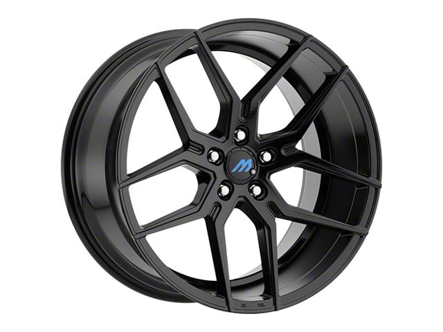 MACH Euro Concave ME.4 Glossy Black Wheel; 20x9 (17-23 AWD Challenger)