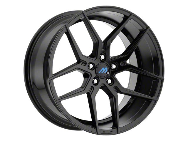 MACH Euro Concave ME.4 Glossy Black Wheel; Rear Only; 20x10.5 (08-23 RWD Challenger, Excluding Widebody)
