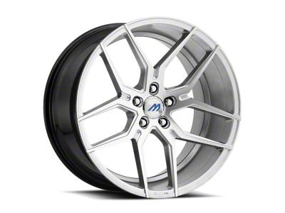 MACH Euro Concave ME.4 Hyper Silver Machined Wheel; 18x8 (17-23 AWD Challenger)