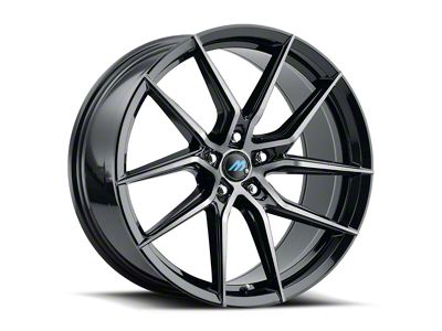 MACH Euro Concave ME.6 Glossy Carbon Black Wheel; 18x8 (17-23 AWD Challenger)