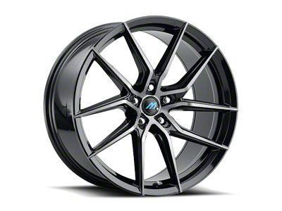 MACH Euro Concave ME.6 Glossy Carbon Black Wheel; 20x8.5; 35mm Offset (17-23 AWD Challenger)