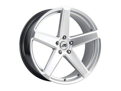 MACH Forged MF.15 Hyper Silver Milled Wheel; 22x9; 10mm Offset (06-10 RWD Charger)