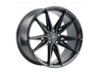 MACH Forged MF.5 Metallic Black Wheel; Rear Only; 20x10.5; 20mm Offset (06-10 RWD Charger)