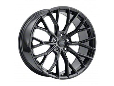 MACH Forged MF.10 Glossy Black Wheel; Rear Only; 20x10; 42mm Offset (17-23 AWD Challenger)