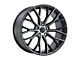 MACH Forged MF.10 Matte Carbon Black Wheel; Rear Only; 20x10 (08-23 RWD Challenger, Excluding Widebody)
