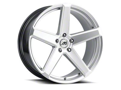 MACH Forged MF.15 Hyper Silver Milled Wheel; Rear Only; 20x10.5 (17-23 AWD Challenger)